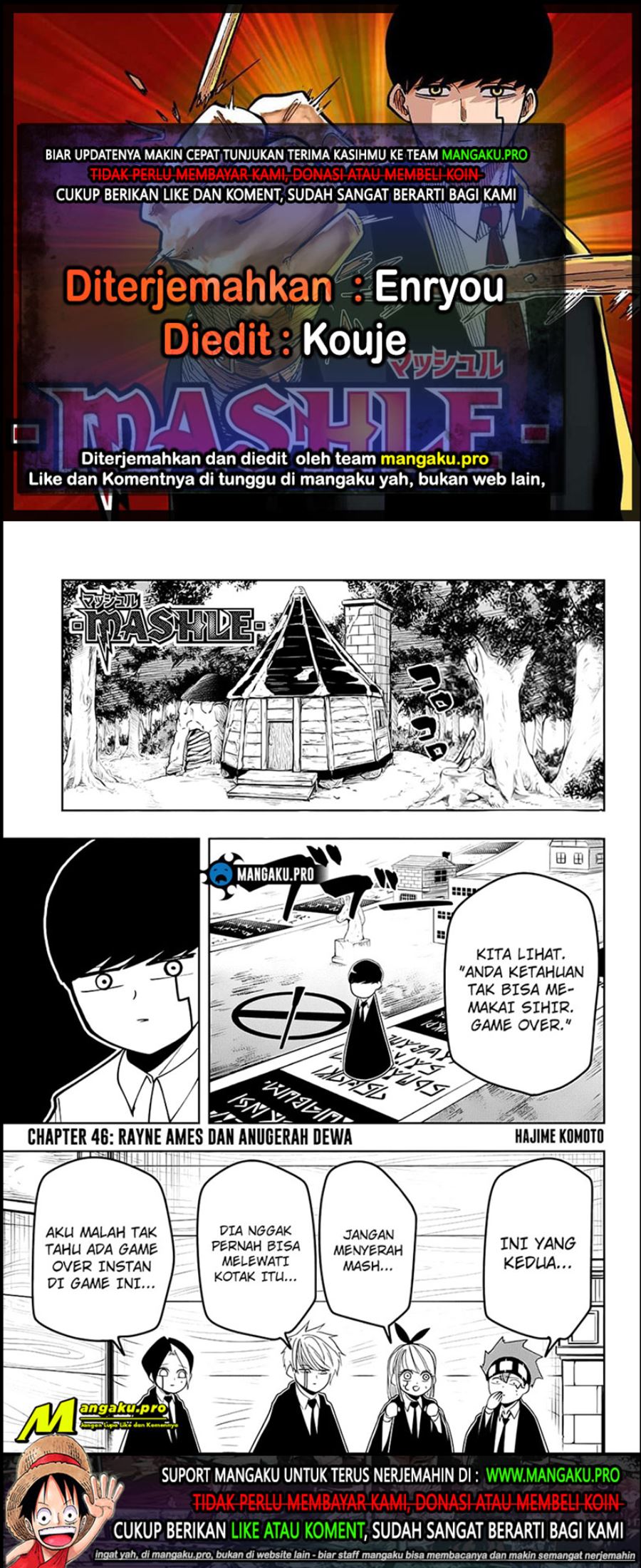 Komik Mashle: Magic and Muscles Chapter 46 gambar 1