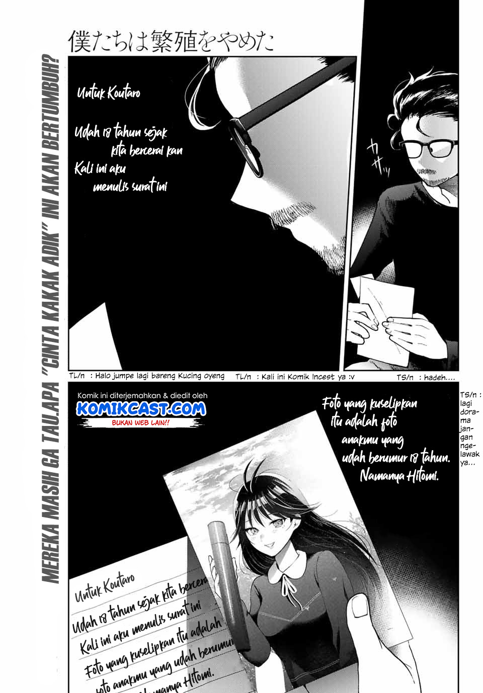 Manga Bokutachi wa Hanshoku wo Yameta Chapter 02 gambar 2