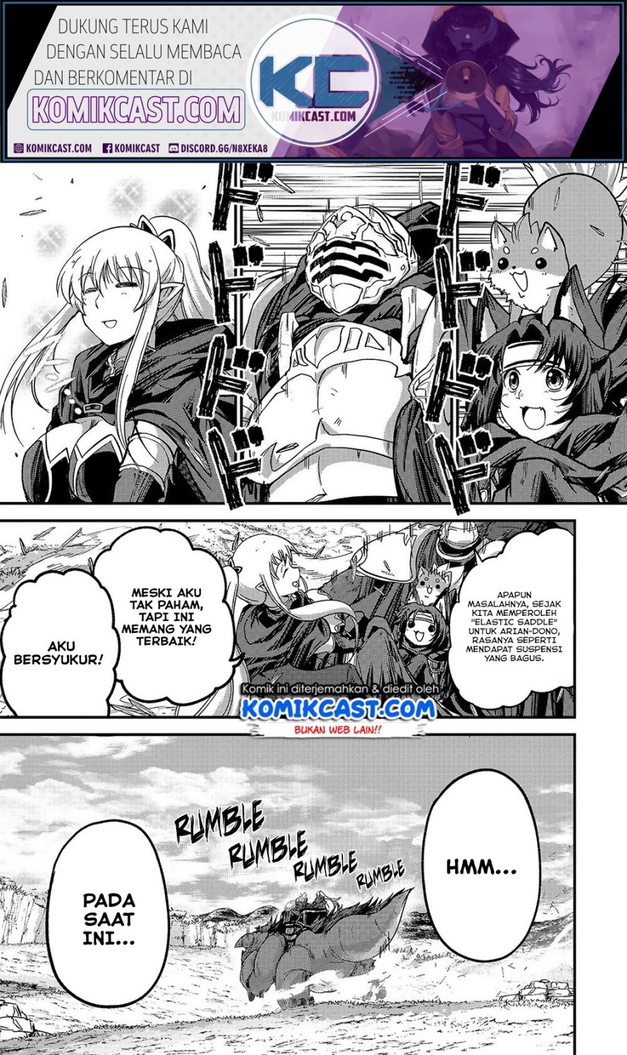 Manga Gaikotsu Kishi-sama, Tadaima Isekai e Odekake-chuu Chapter 37 gambar 2