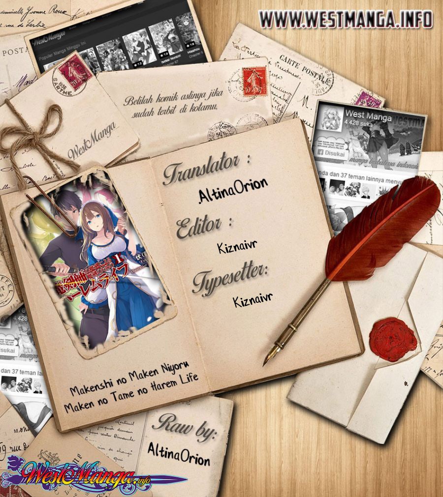 Komik Makenshi no Maken Niyoru Maken no Tame no Harem Life Chapter 12.1 gambar 1