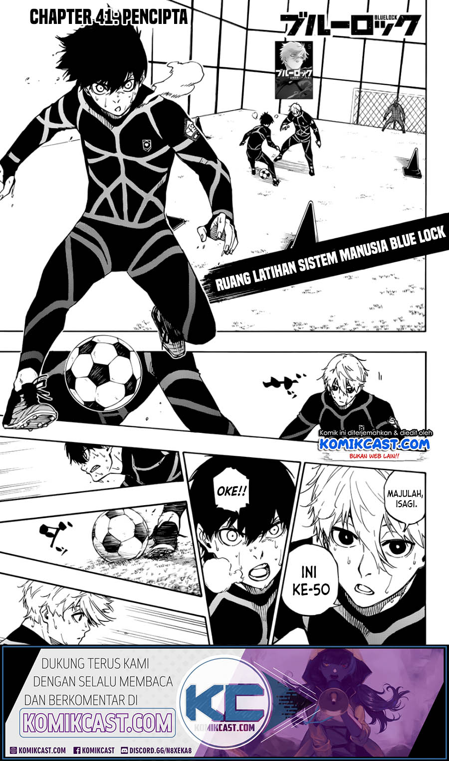 Komik Blue Lock Chapter 51 gambar 1