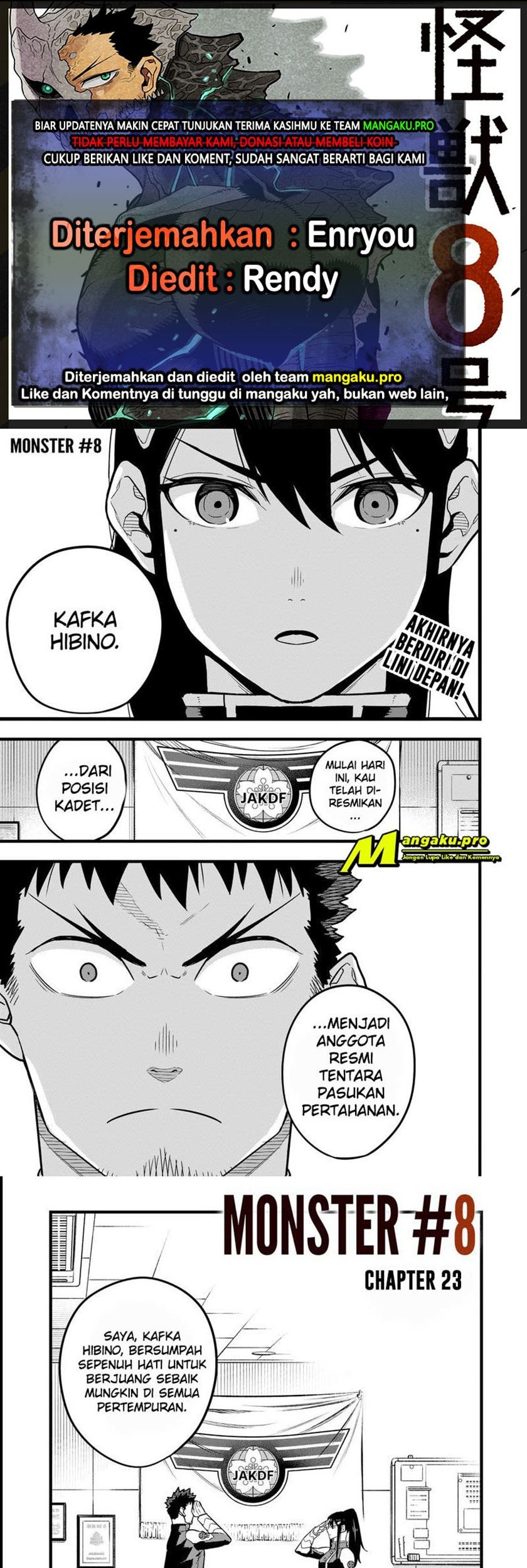 Komik 8Kaijuu Chapter 23 gambar 1