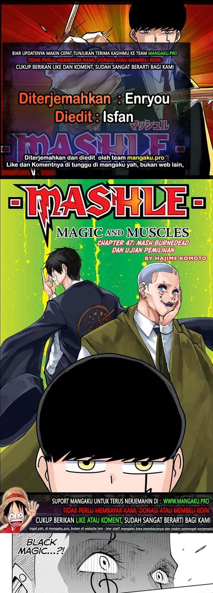 Komik Mashle: Magic and Muscles Chapter 47 gambar 1