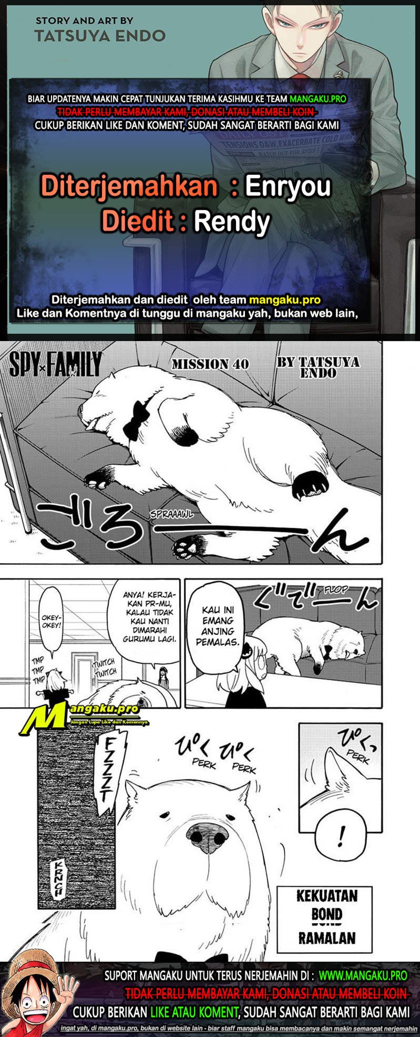 Komik Spy X Family Chapter 40 gambar 1