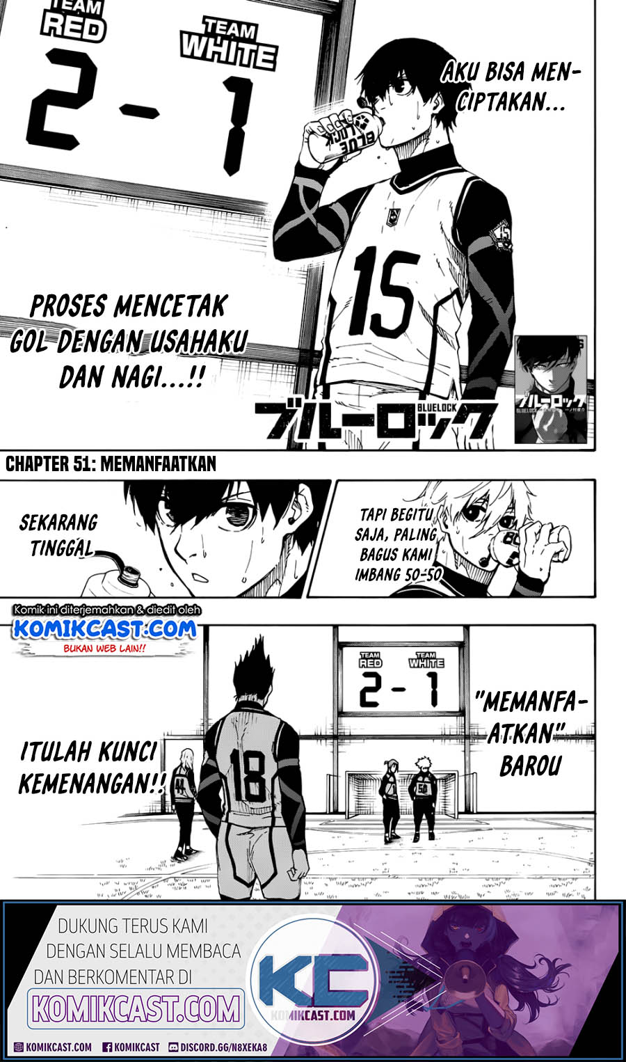 Komik Blue Lock Chapter 61 gambar 1
