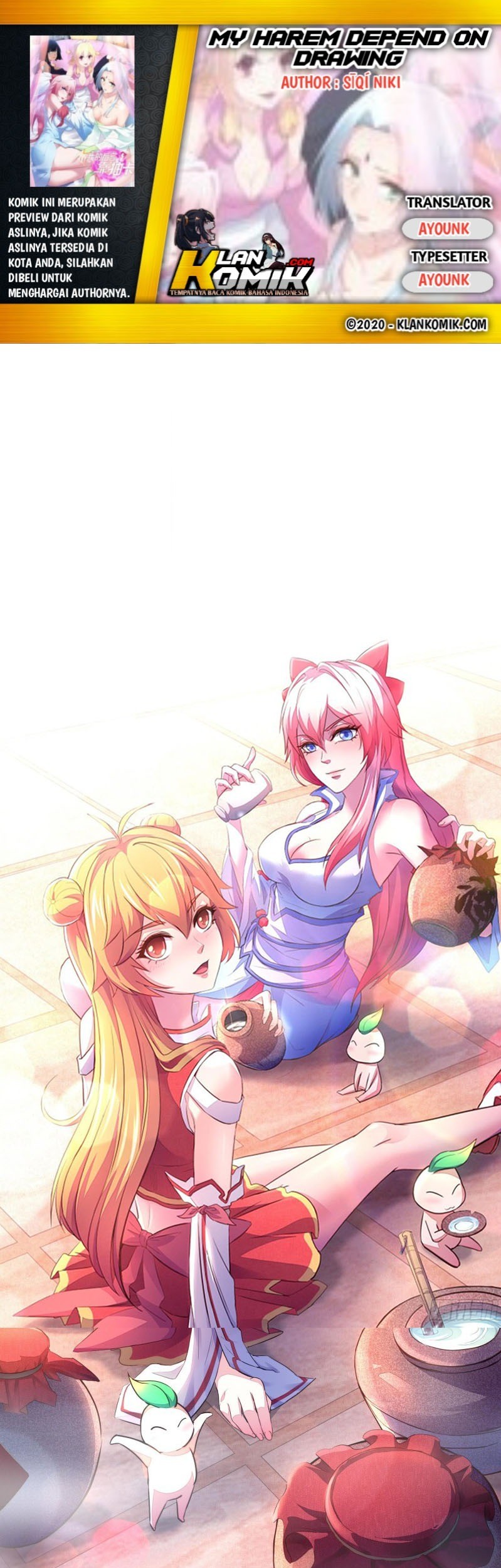 Manhua My Harem Depend on Drawing Chapter 9 gambar 2