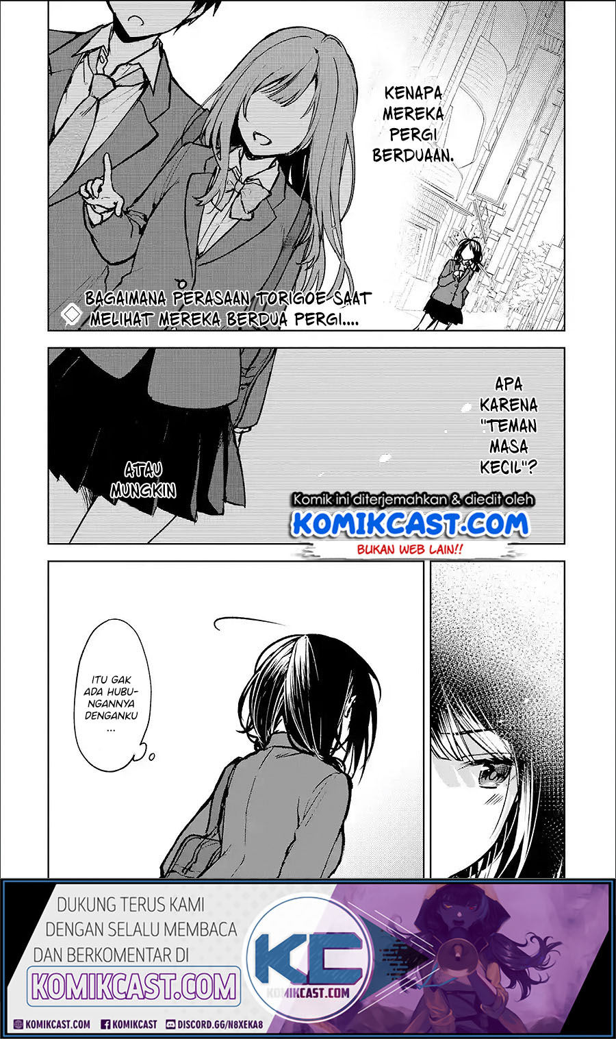 Komik Chikan Saresou ni Natteiru S-kyuu Bishoujo wo Tasuketara Tonari no Seki no Osanajimi datta Chapter 19.1 gambar 1