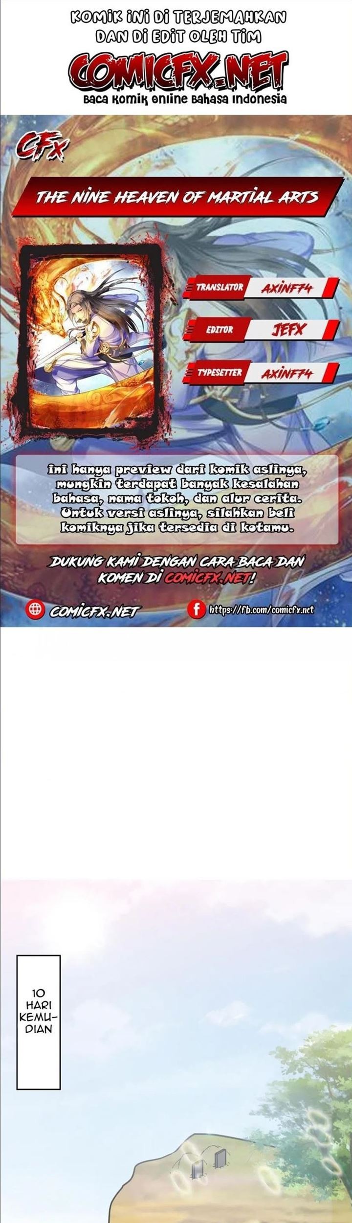 Komik The Nine Heaven of Martial Arts Chapter 148 gambar 1