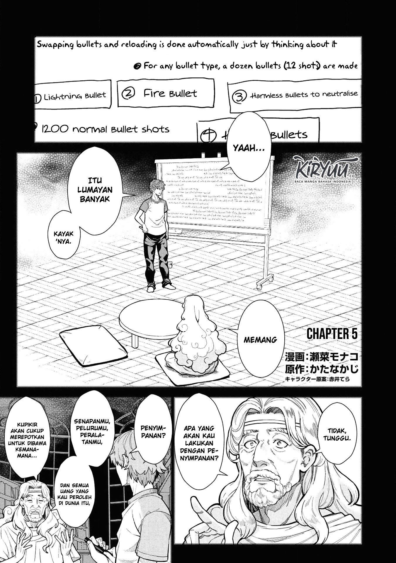 Manga Magan to Dangan o Tsukatte Isekai o Buchinuku! Chapter 05 gambar 2