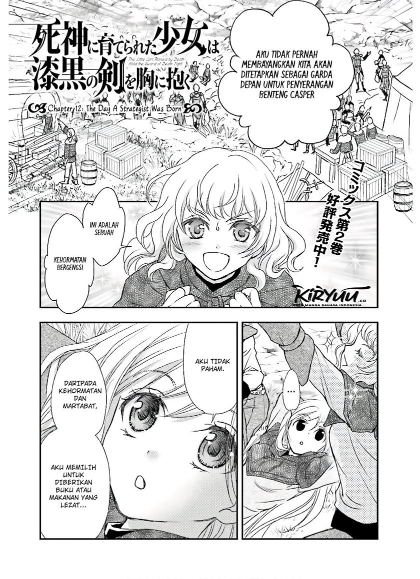 Manga Shinigami ni Sodaterareta Shoujo wa Shikkoku no Tsurugi wo Mune ni Idaku Chapter 12 gambar 2