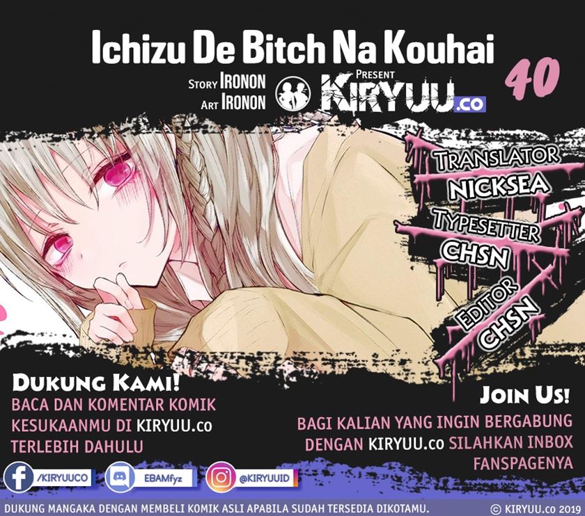 Komik Ichizu de Bitch na Kouhai Chapter 40 gambar 1