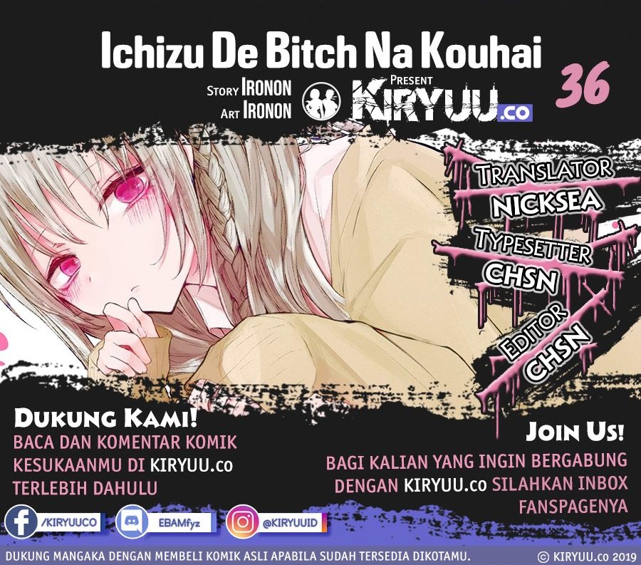 Komik Ichizu de Bitch na Kouhai Chapter 36 gambar 1
