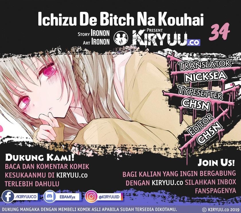 Komik Ichizu de Bitch na Kouhai Chapter 34 gambar 1