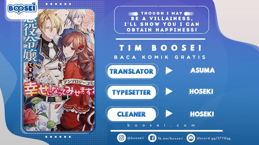Komik Though I May Be a Villainess, I’ll Show You I Can Obtain Happiness! Chapter 03 gambar 1