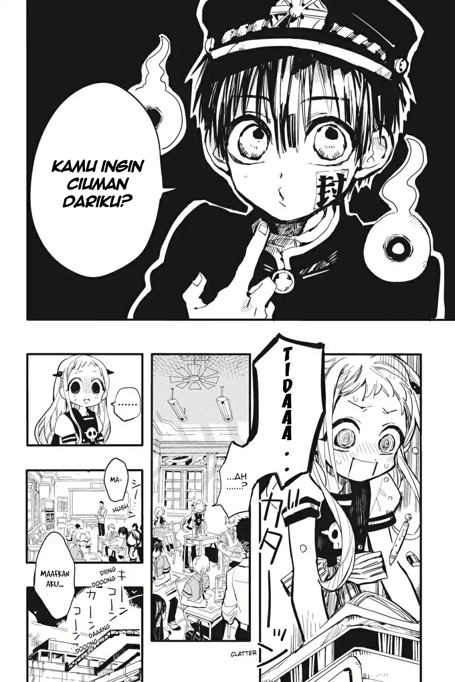 Manga Jibaku Shounen Hanako-kun Chapter 08 gambar 2