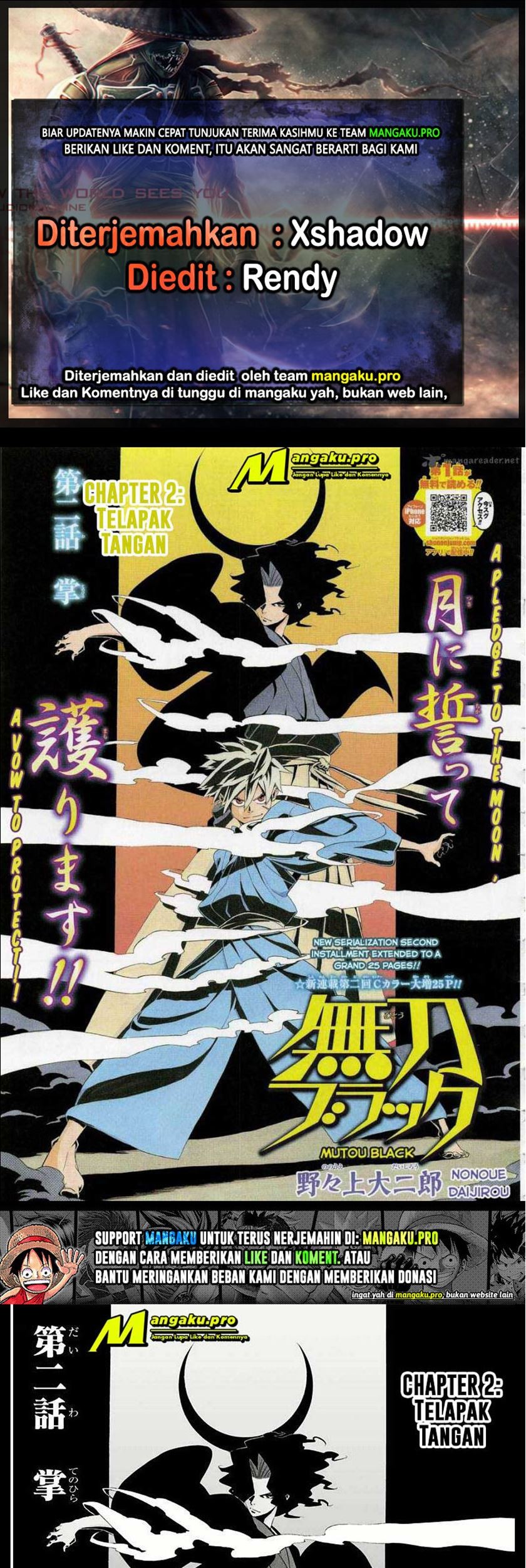 Komik Mutou Black Chapter 02 gambar 1