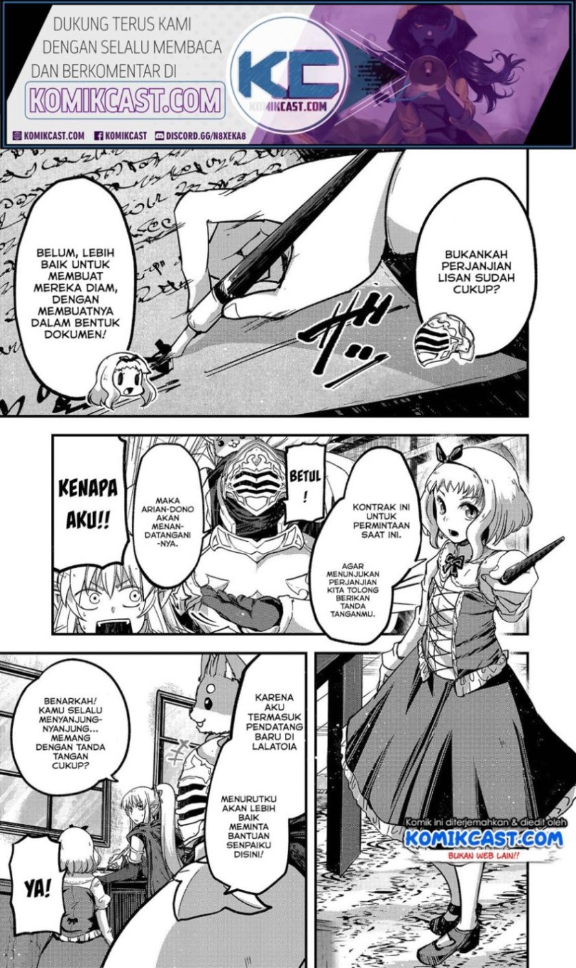 Manga Gaikotsu Kishi-sama, Tadaima Isekai e Odekake-chuu Chapter 39 gambar 2