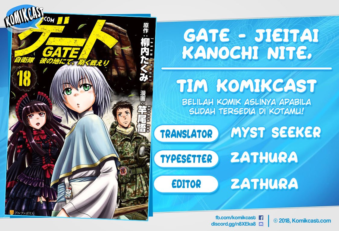 Komik Gate – Jietai Kare no Chi nite Kaku Tatakeri Chapter 101.1 gambar 1