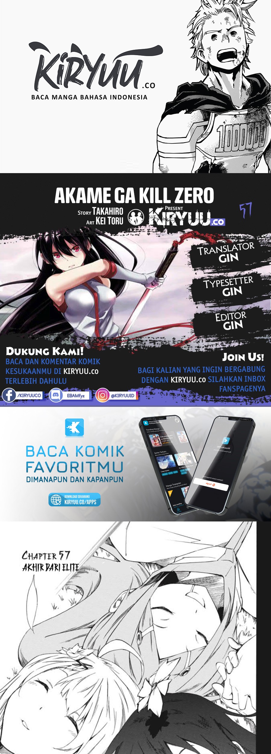 Komik Akame ga Kill! Zero Chapter 57 gambar 1