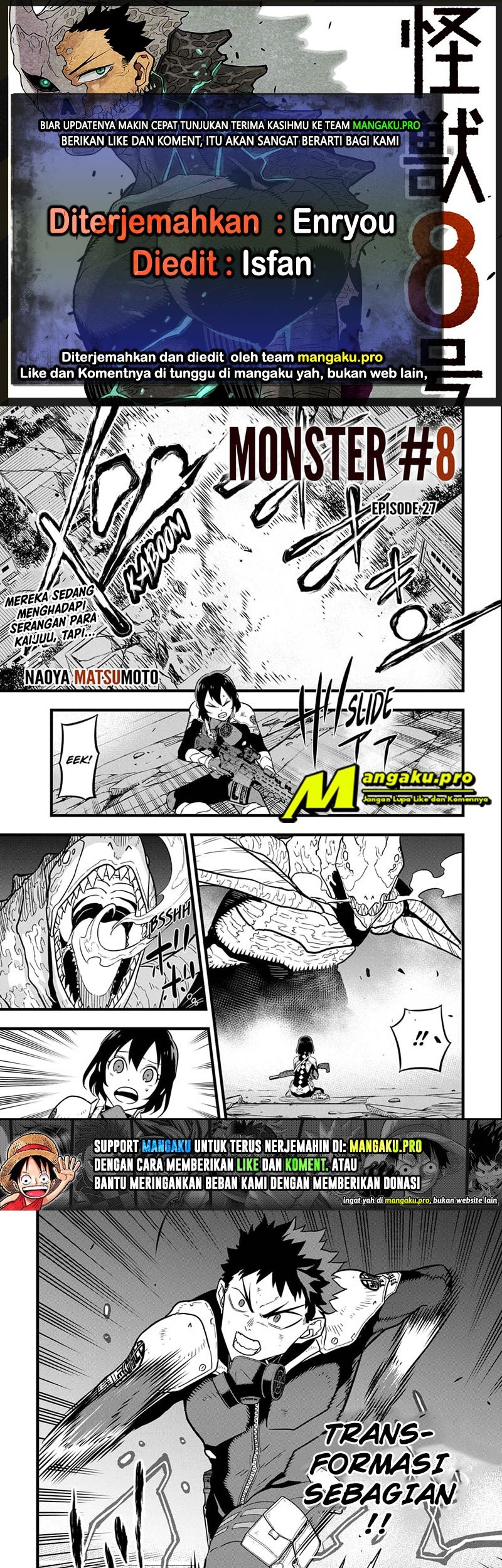 Komik 8Kaijuu Chapter 27 gambar 1