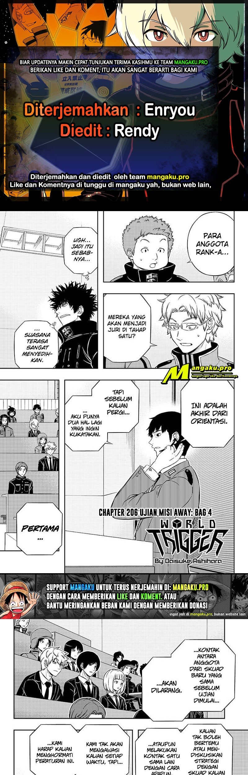 Komik World Trigger Chapter 206 gambar 1