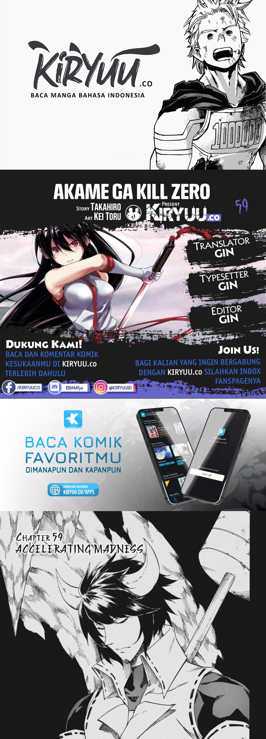Komik Akame ga Kill! Zero Chapter 59 gambar 1