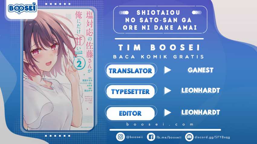 Komik Shiotaiou no Sato-san ga Ore ni dake Amai Chapter 10 gambar 1