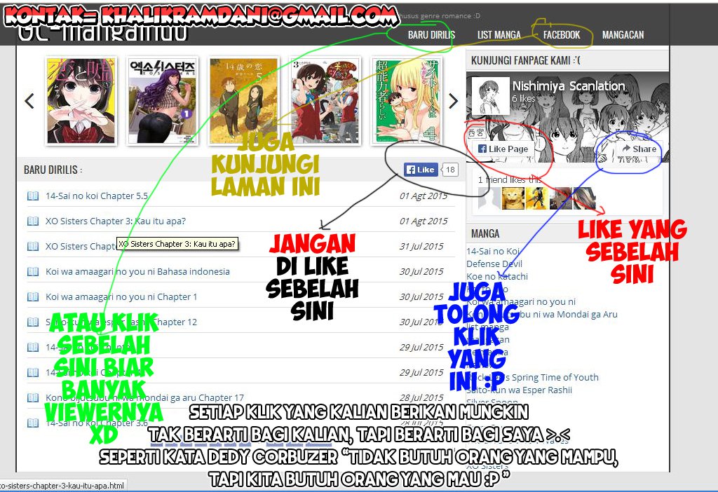 Komik Senpai, Sore hitokuchi kudasai! Chapter 02 gambar 1