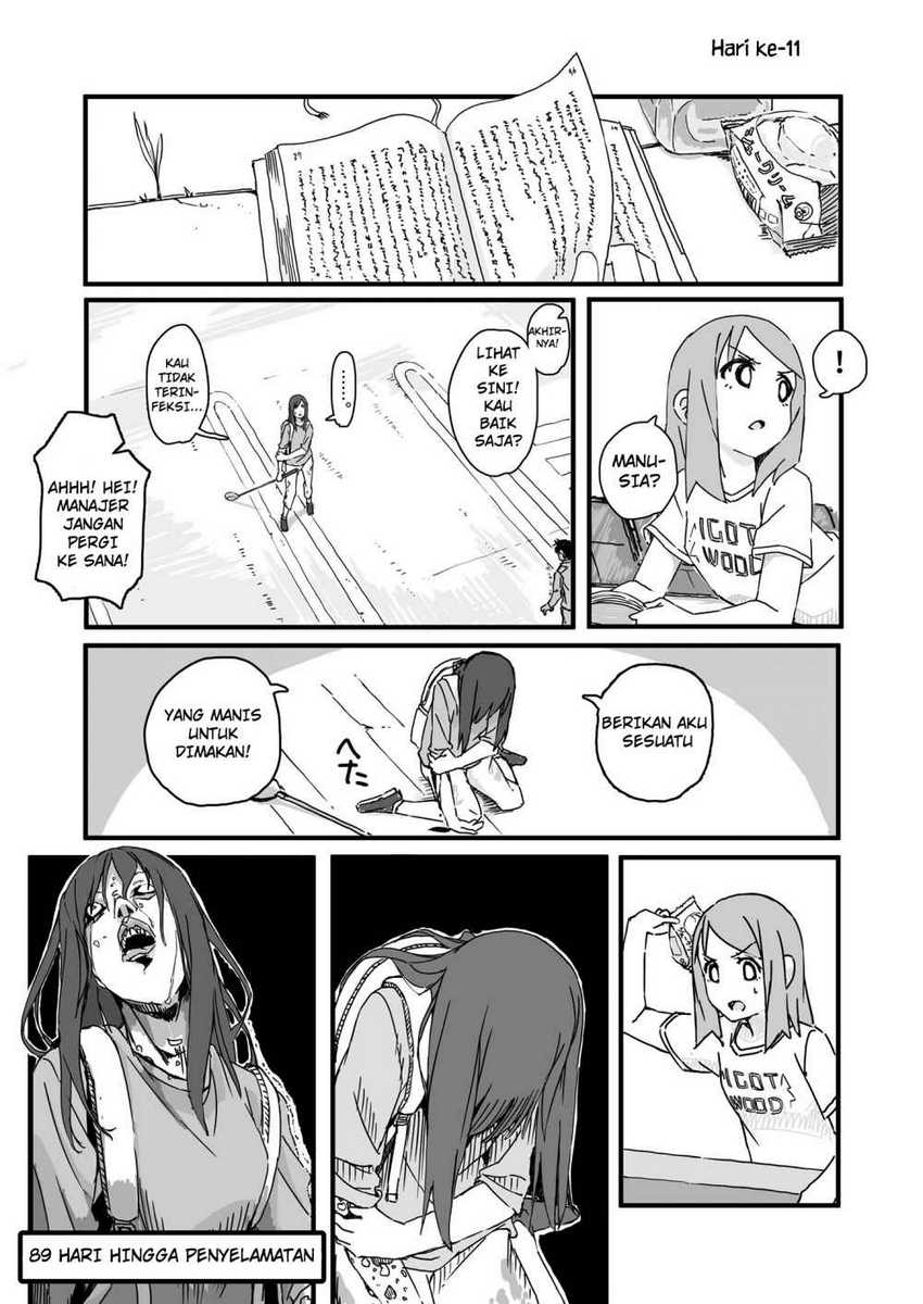 Komik Convenience Store of the Dead ~The Convenience Store Clerk Will Get Rescued in 100 Days~ Chapter 11 gambar 1