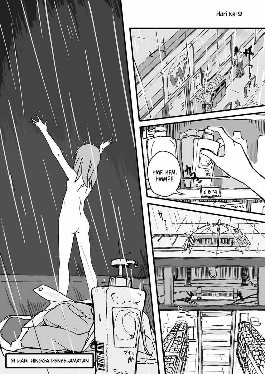 Komik Convenience Store of the Dead ~The Convenience Store Clerk Will Get Rescued in 100 Days~ Chapter 9 gambar 1