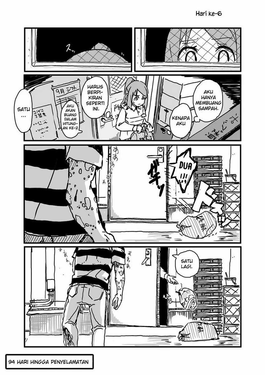 Komik Convenience Store of the Dead ~The Convenience Store Clerk Will Get Rescued in 100 Days~ Chapter 6 gambar 1