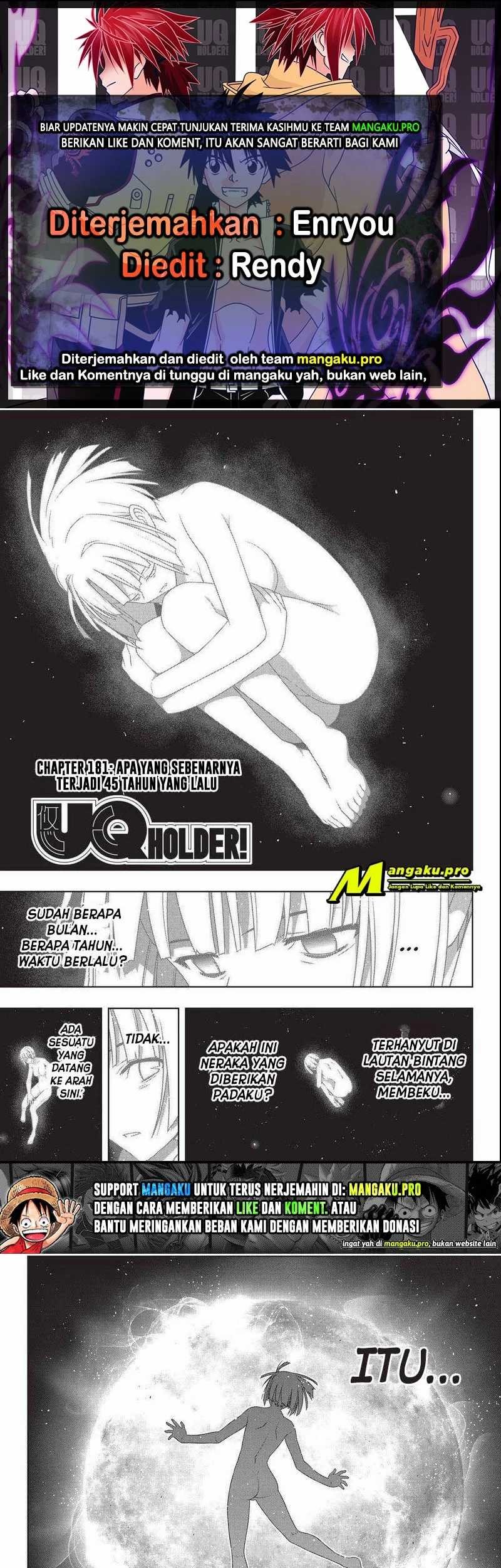Komik UQ Holder! Chapter 181.1 gambar 1