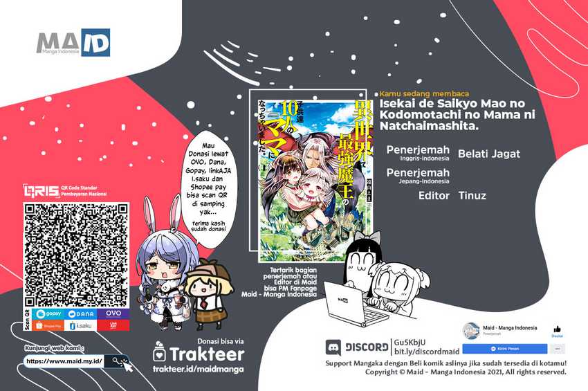Komik Isekai de Saikyo Mao no Kodomotachi no Mama ni Natchaimashita. Chapter 5 gambar 1