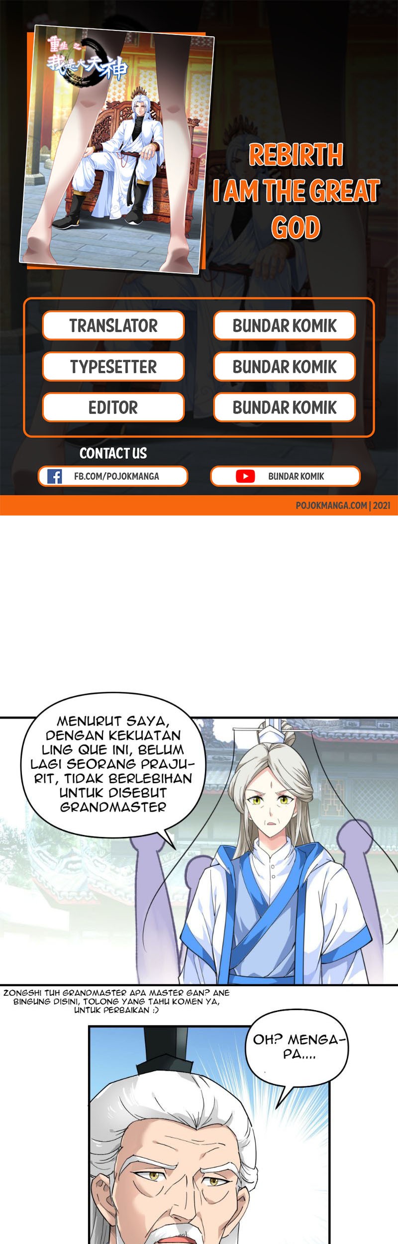 Komik Rebirth I Am The Great God Chapter 50 gambar 1