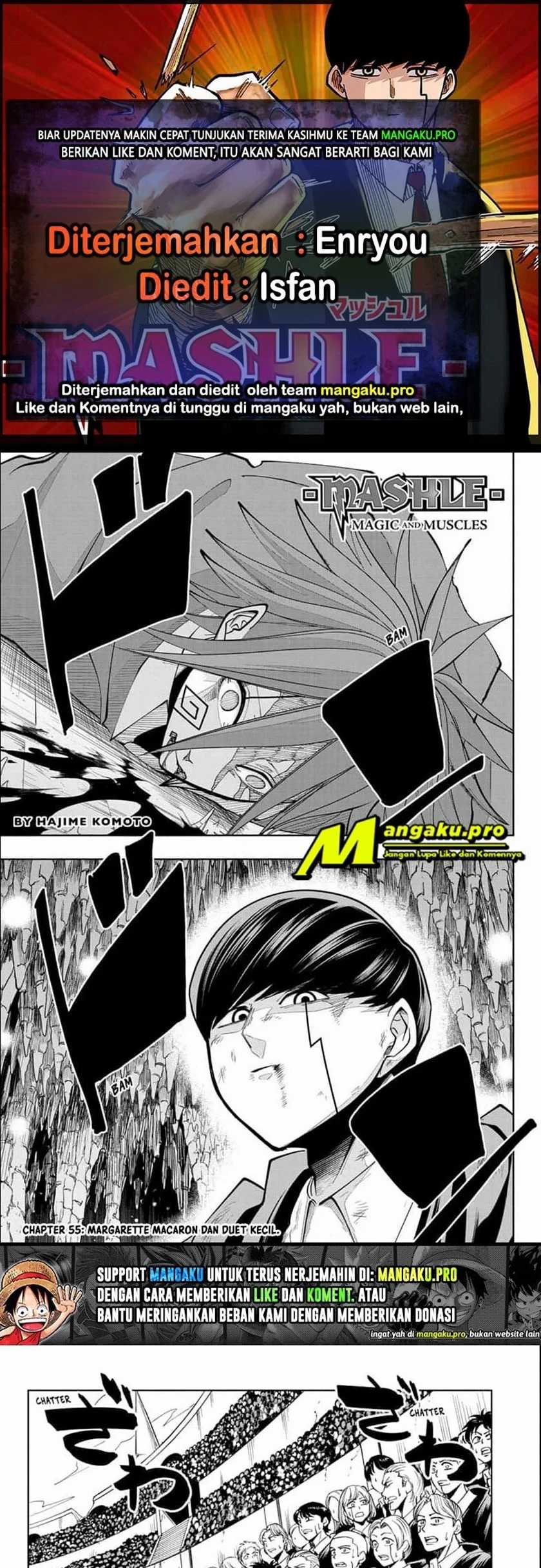 Komik Mashle: Magic and Muscles Chapter 55 gambar 1