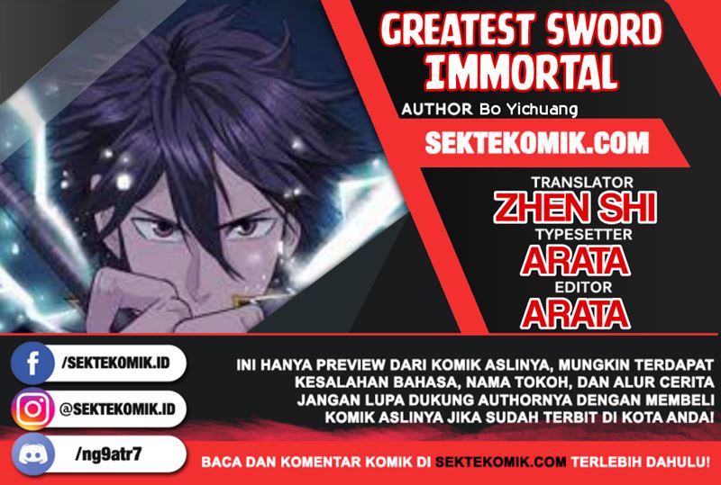 Komik Greatest Sword Immortal Chapter 109 gambar 1