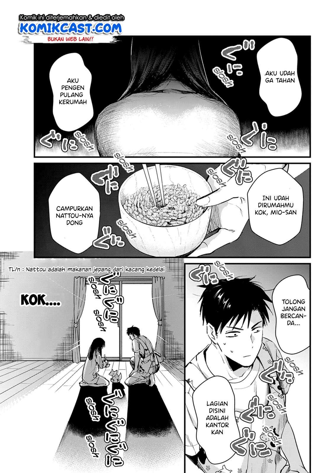 Manga It’s Fun Having a 300,000 yen a Month Job Welcoming Home an Onee-san Who Doesn’t Find Meaning in a Job That Pays Her 500,000 yen a Month Chapter 04 gambar 2