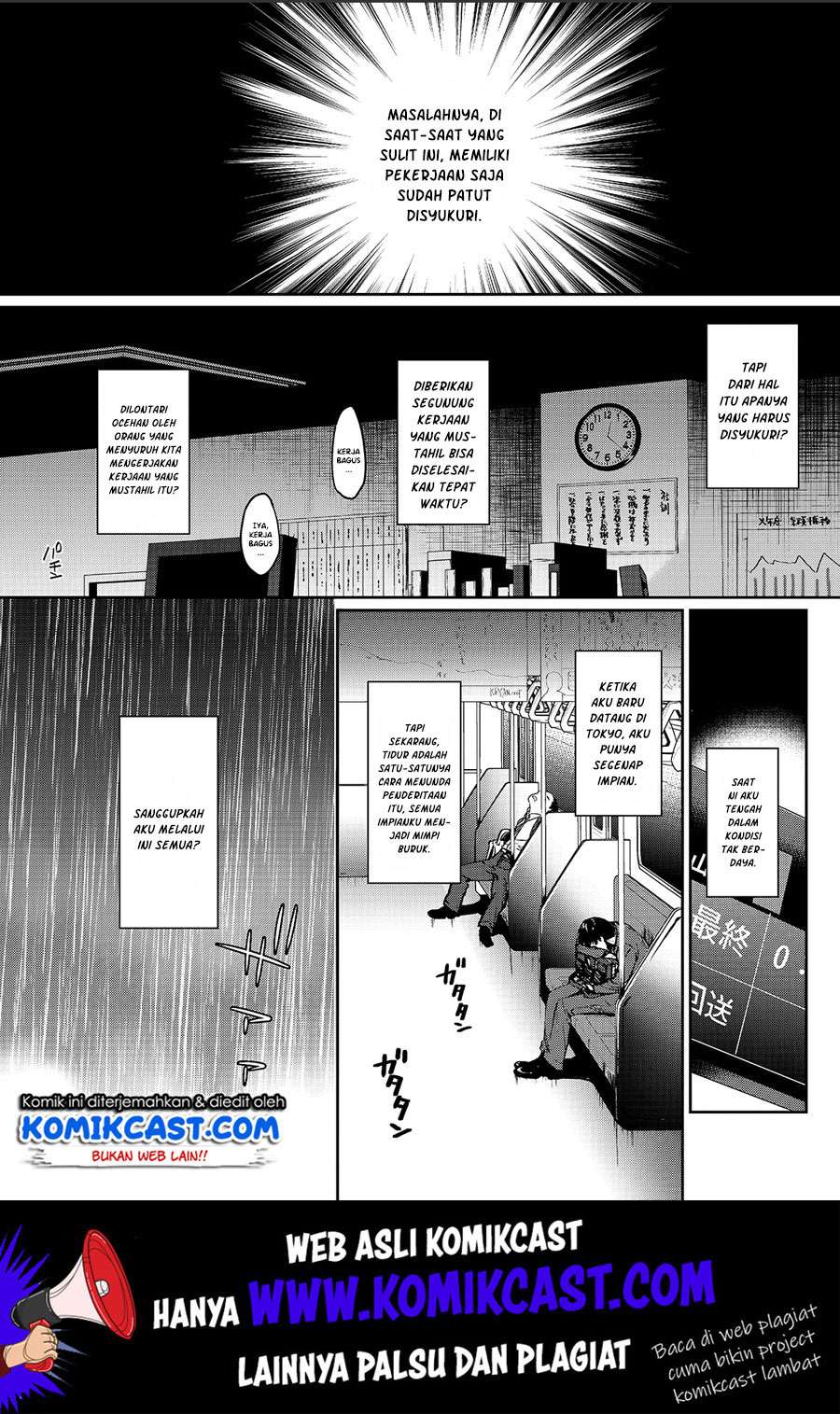 Manga It’s Fun Having a 300,000 yen a Month Job Welcoming Home an Onee-san Who Doesn’t Find Meaning in a Job That Pays Her 500,000 yen a Month Chapter 01 gambar 2