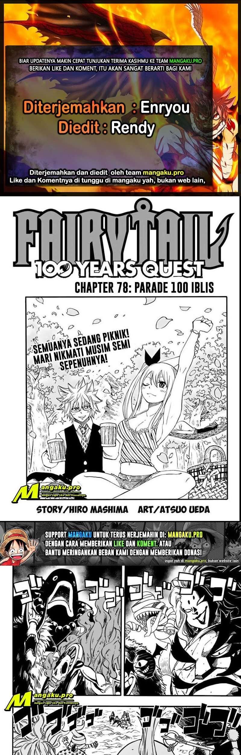 Komik Fairy Tail: 100 Years Quest Chapter 78 gambar 1