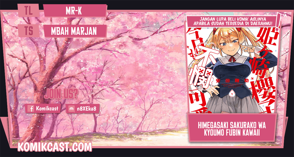 Komik Himegasaki Sakurako wa Kyoumo Fubin Kawaii! Chapter 09 gambar 1