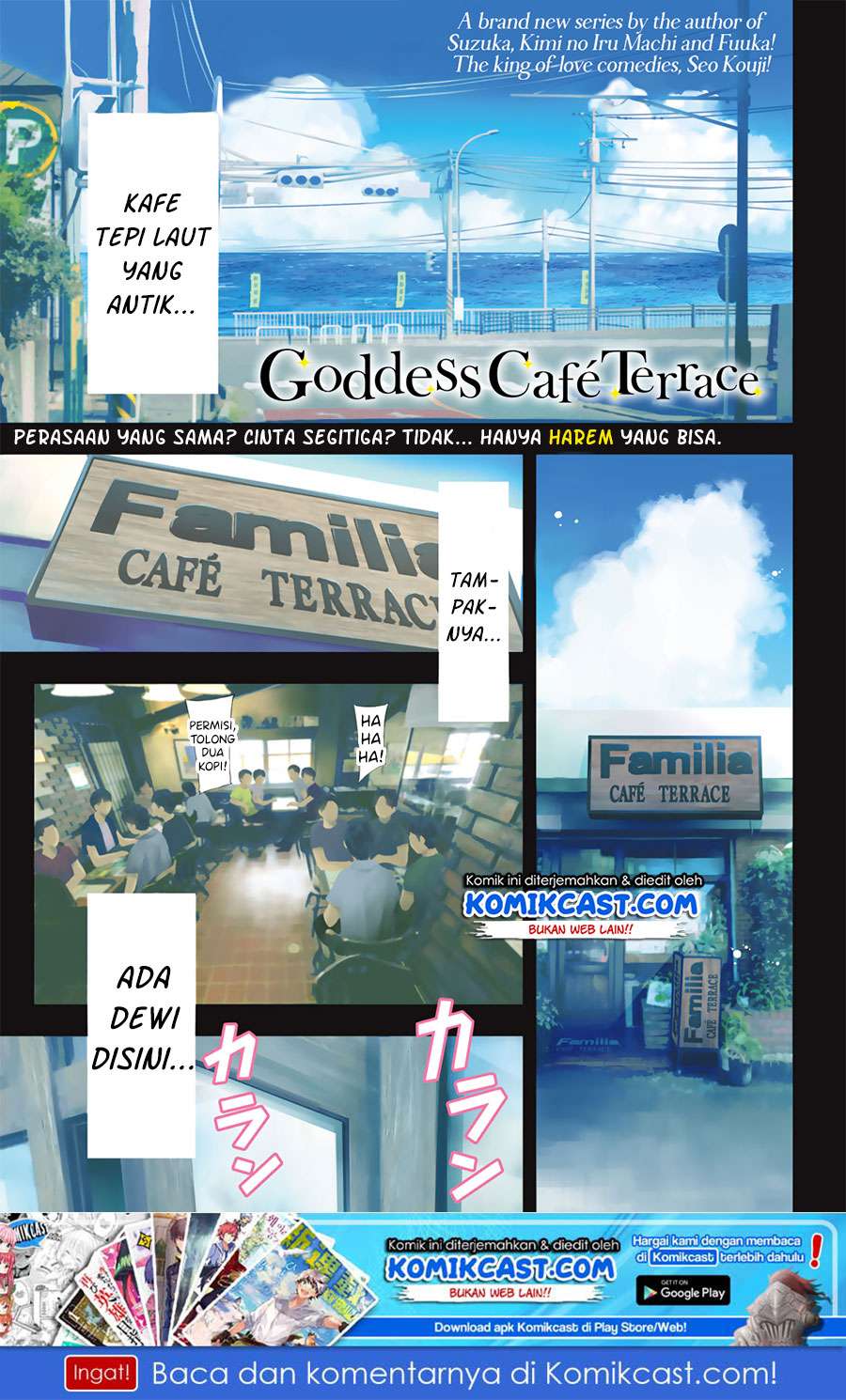 Manga Megami no Kafeterasu (Goddess Café Terrace) Chapter 01.1 gambar 2