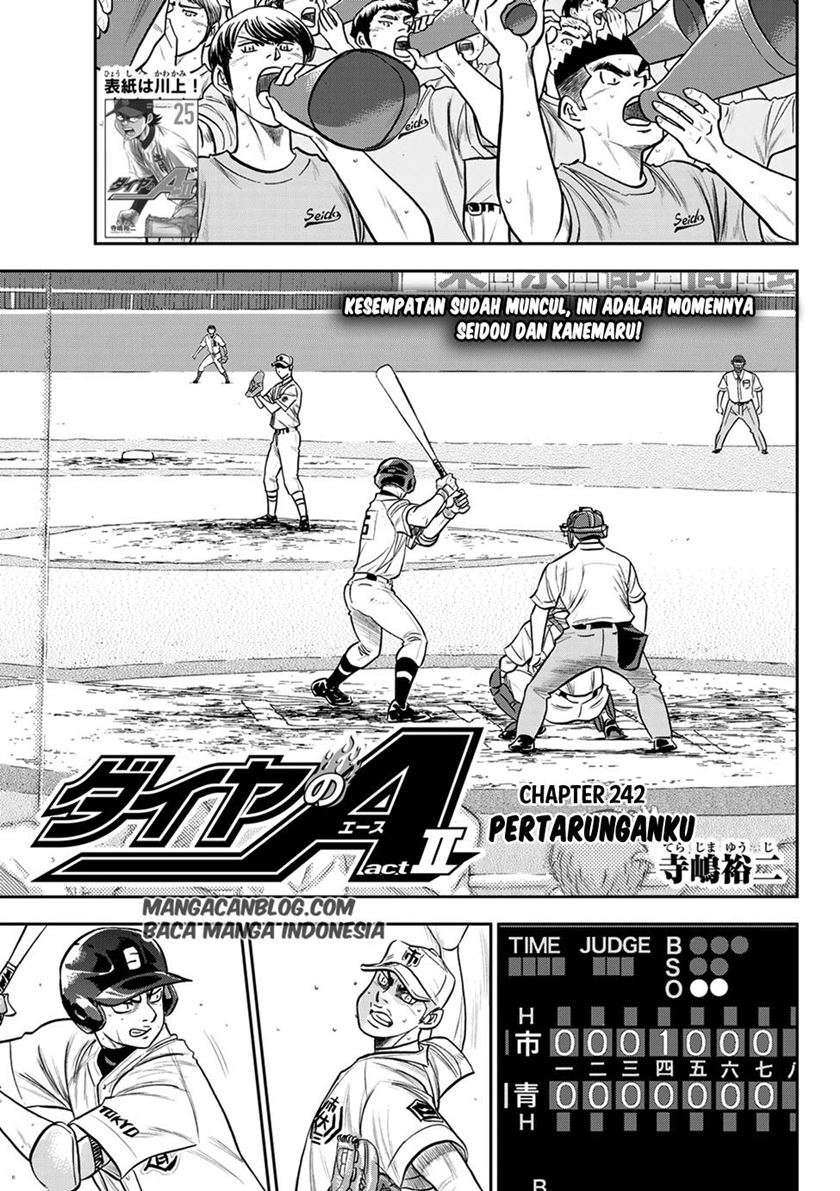 Komik Diamond no Ace Act 2 Chapter 242 gambar 1