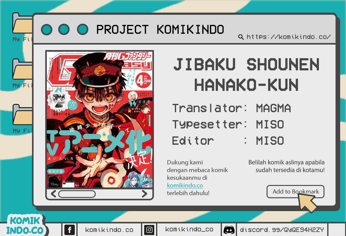 Komik Jibaku Shounen Hanako-kun Chapter 14 gambar 1