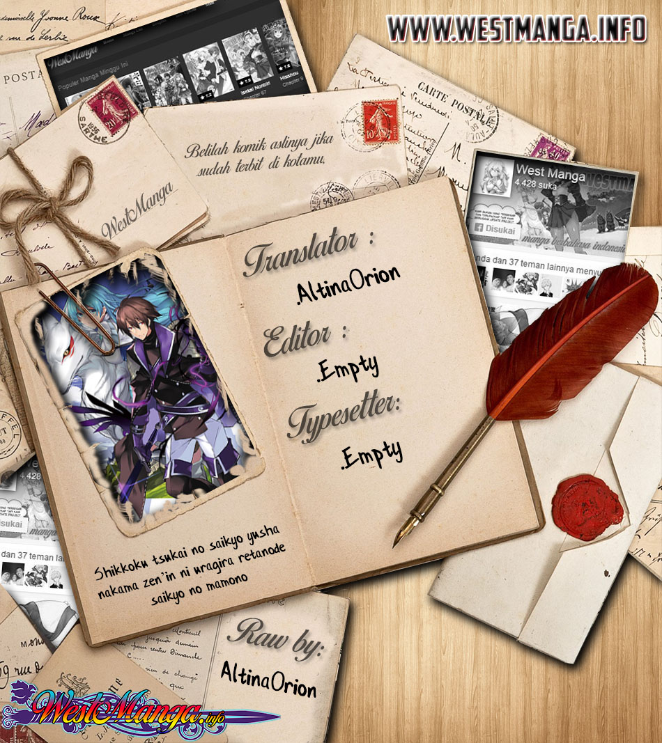 Manga Shikkoku tsukai no saikyo yusha nakama zen’in ni uragira retanode saikyo no mamono Chapter 01 gambar 2