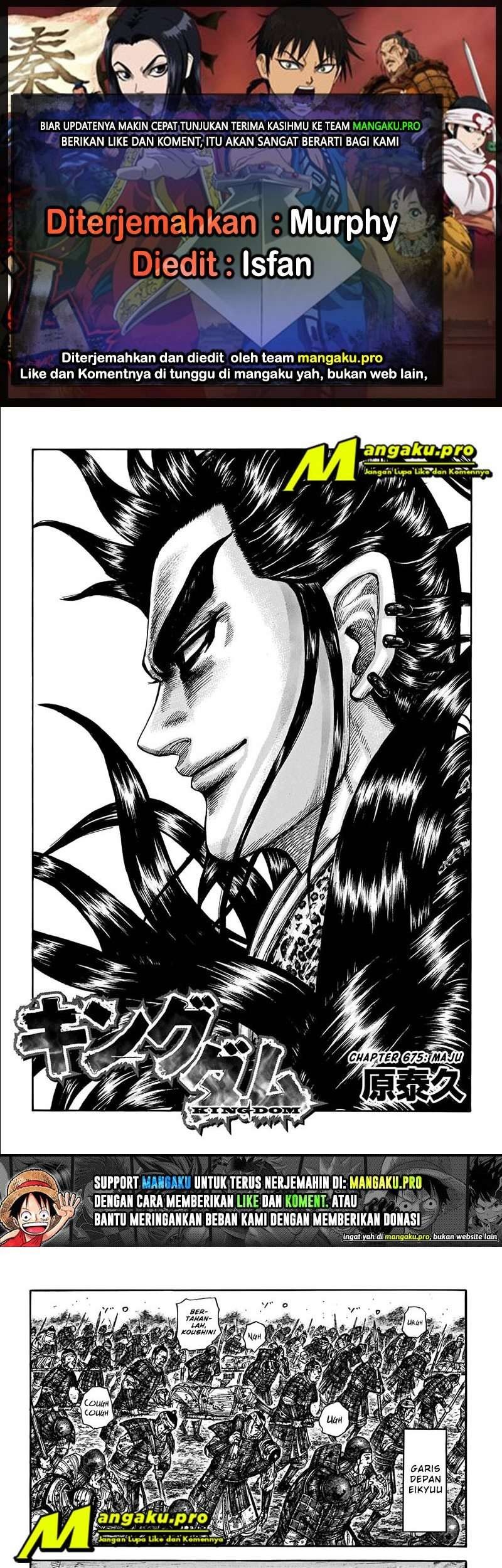 Komik Kingdom Chapter 675 gambar 1