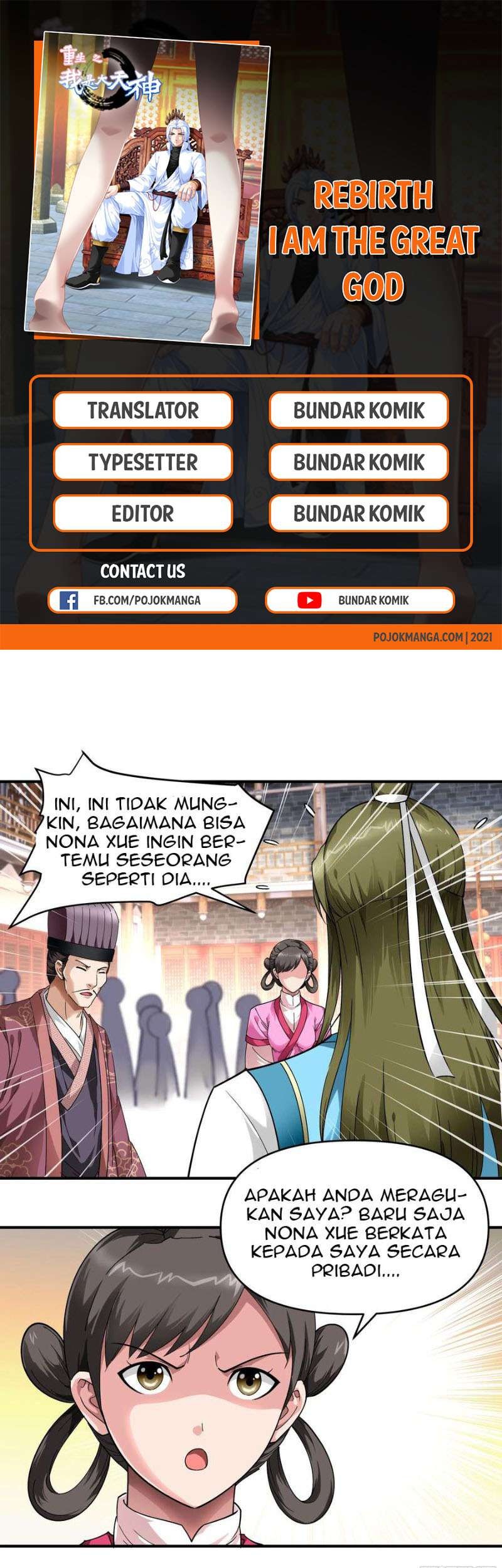 Manhua Rebirth I Am The Great God Chapter 55 gambar 2