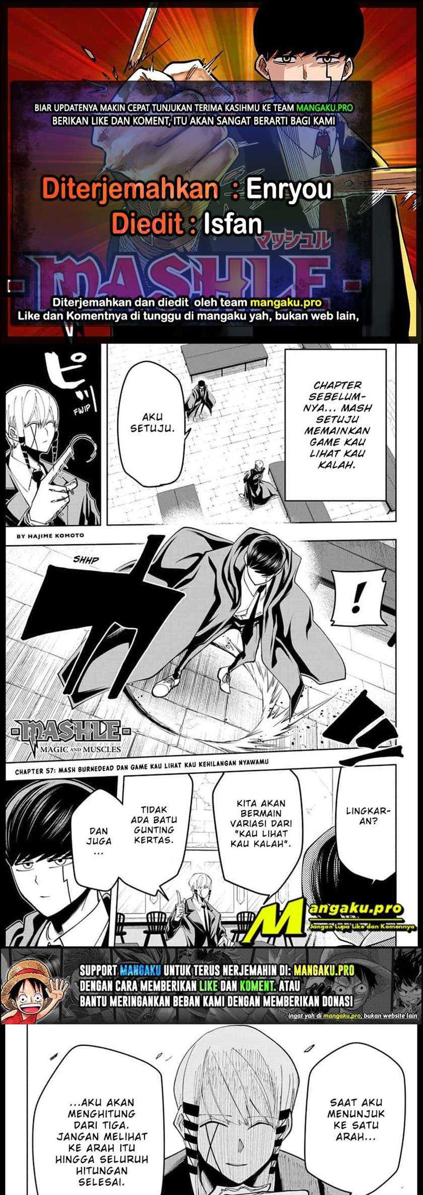 Komik Mashle: Magic and Muscles Chapter 57 gambar 1