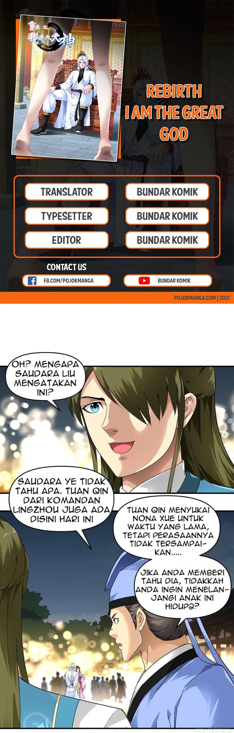 Komik Rebirth I Am The Great God Chapter 56 gambar 1