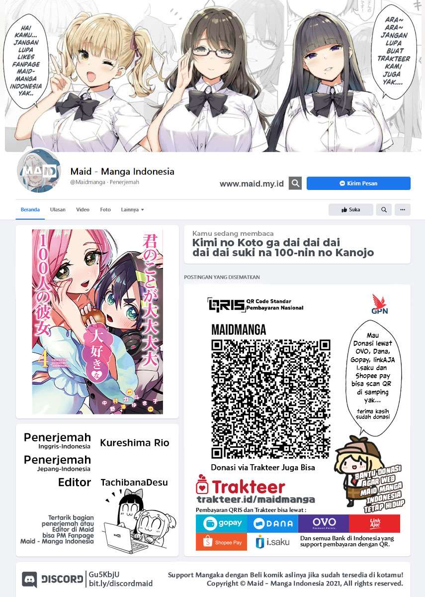 Manga Kimi no Koto ga Dai Dai Dai Dai Daisuki na 100-ri no Kanojo Chapter 41 gambar 2