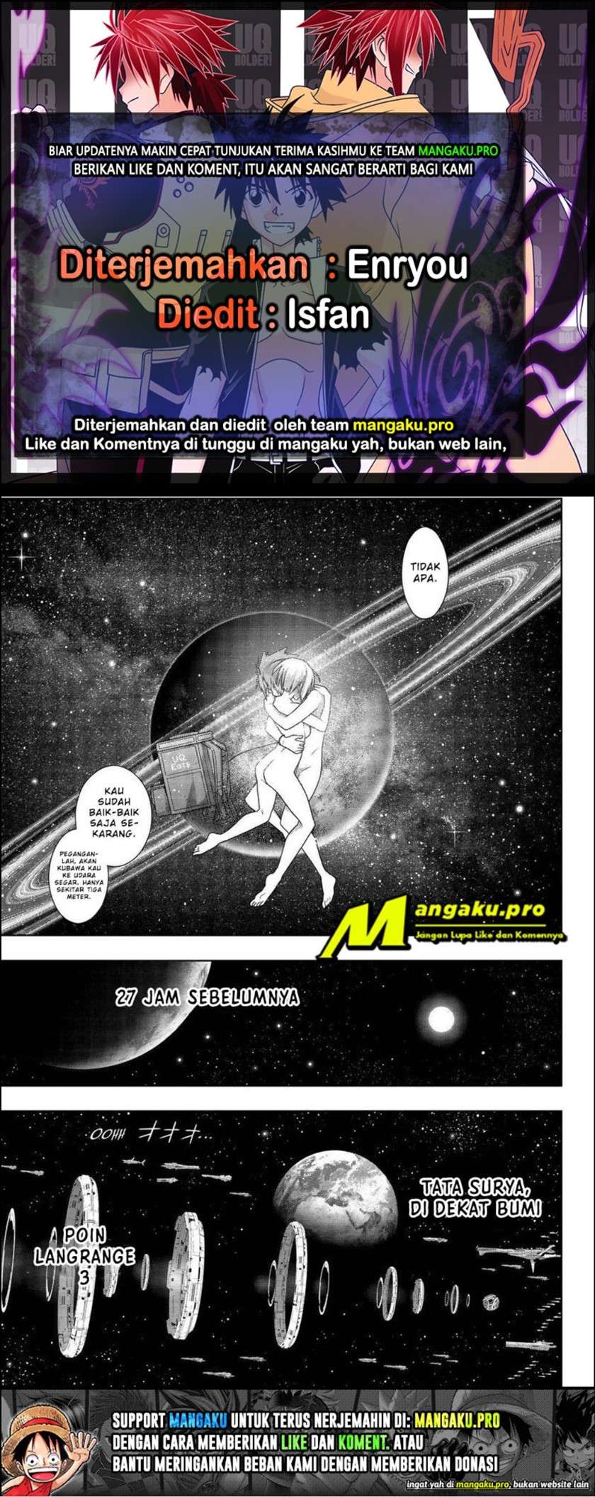 Komik UQ Holder! Chapter 182.2 gambar 1